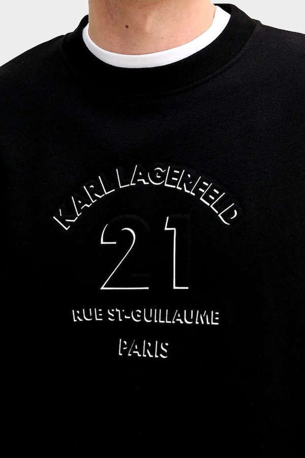 ΜΠΛΟΥΖΑ ΦΟΥΤΕΡ KARL LAGERFELD - 990 ΜΑΥΡΟ